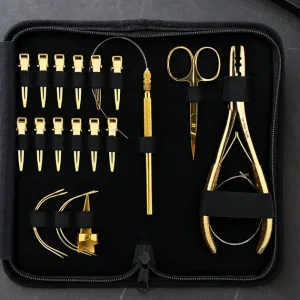 Cómo elegir un kit de herramientas para extensiones: alicate, pasador y agujas curvas