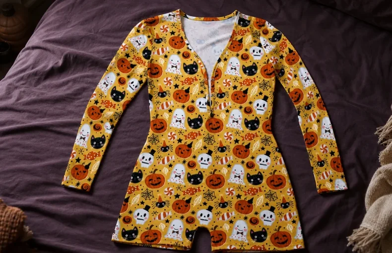 Cómo elegir un mono pijama de Halloween para mujer: talla, broches y seis estampados