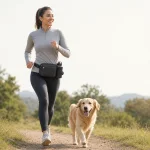 Riñonera manos libres para pasear perros