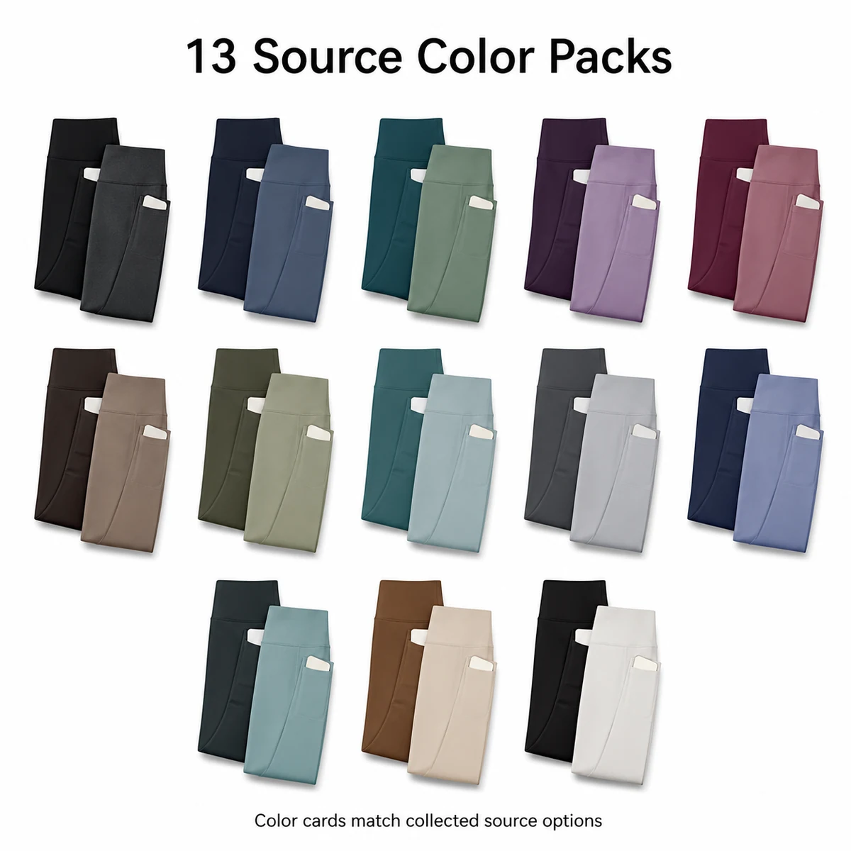Pre-purchase check for Women's High Waist 2-Pack Workout Leggings with Inner Pocket