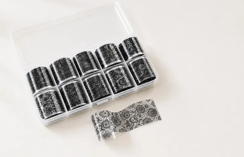 Lace Nail Transfer Foils: Roll Width and Design Guide