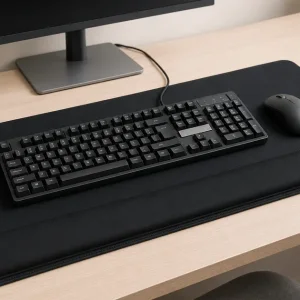 Large Keyboard and Mouse Wrist Rest Pad: Desk Setup and Fit Guide