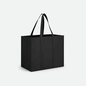Borsa Tote Grande Nonwoven per Spesa con Manici Lunghi