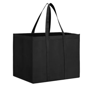 Grand Sac Cabas Nonwoven pour Courses avec Longues Anses