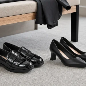Mocasines vs. zapatos de tacón para trabajar: ajuste, altura y estilo