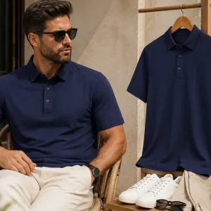 Men's Cotton-Blend Polo Shirt Fit and Warm-Weather Outfit Guide