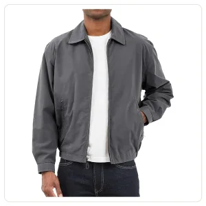 Giacca golf leggera da uomo con zip per viaggio