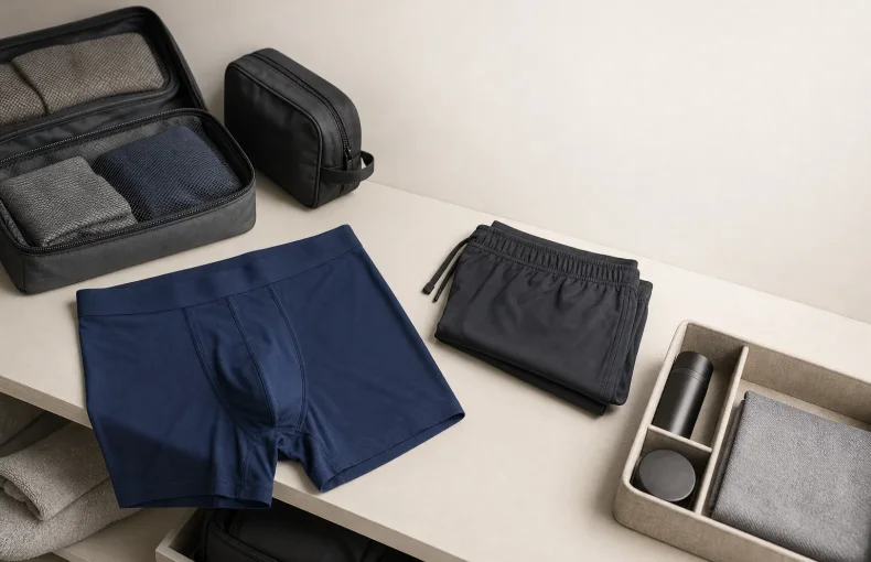 Men's Performance Boxer Briefs Guide: Support Pouch Fit, Fabric Feel and Travel Rotation