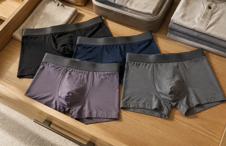 Guide des boxers homme sans couture en rayon spandex