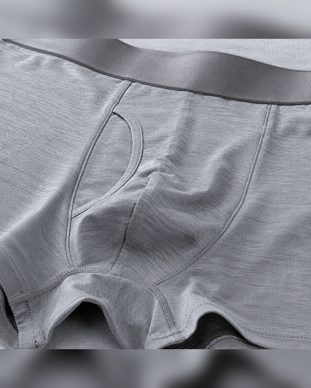Imagem de detalhe para Boxer masculino seamless em rayon e spandex para uso diário