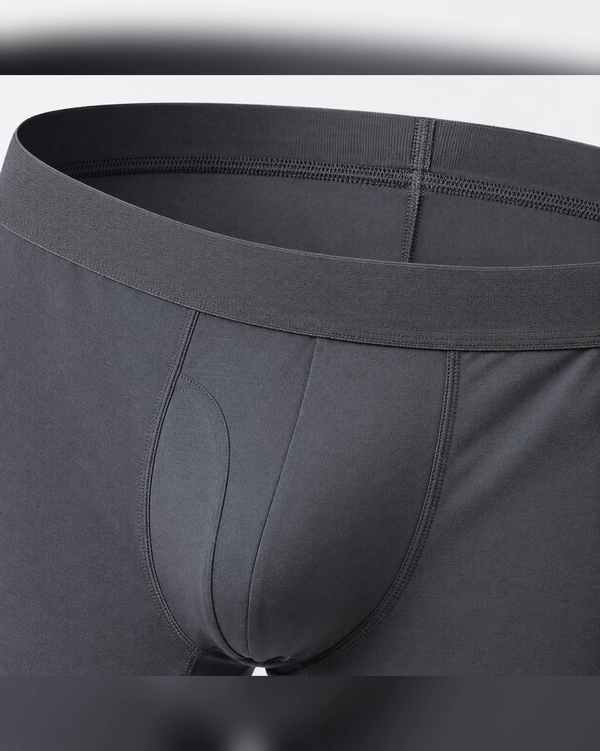 Detalhe de tamanho ou uso para Boxer masculino seamless em rayon e spandex para uso diário