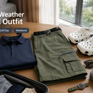 Men's Warm Weather Travel Clothes Guide for Work Trips, Golf Days and Weekend Errands