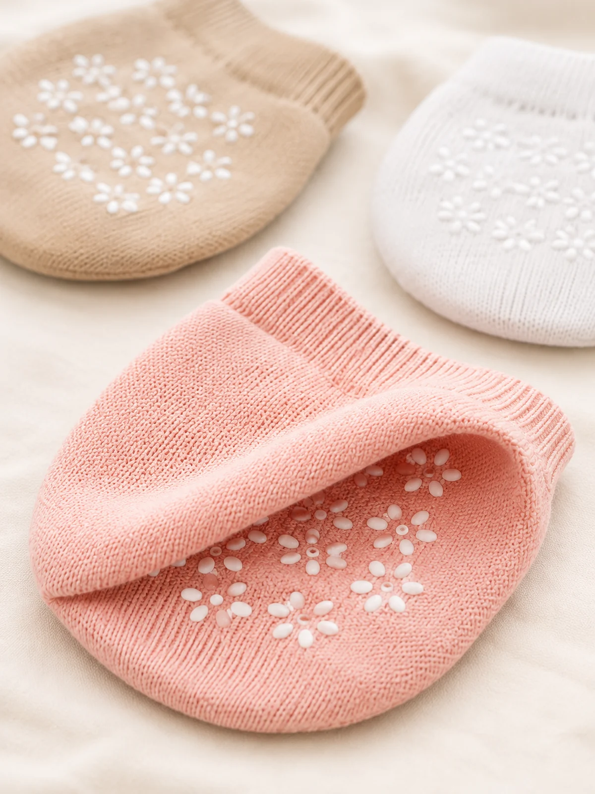 Image de détail pour Chaussettes Invisibles d'Avant-Pied Femme avec Grip Silicone