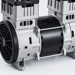 Close-up of the lower connecting structure on the opposite side of the pump assembly