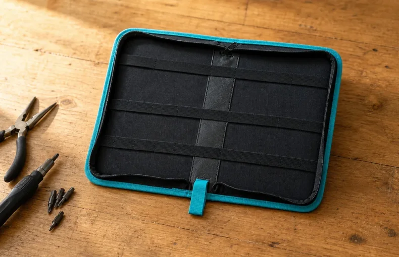 Etui Outils Oxford Zippe avec Supports Elastiques: Guide Rangement