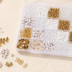 Pearl-Look Bracelet Bead Kit Guide for Layouts and Storage