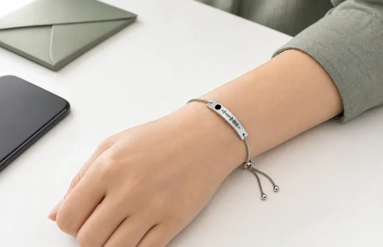 Cómo pedir una pulsera con código musical: enlace, longitud y color