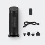 Portable 1500W Ceramic Space Heater with Remote Control