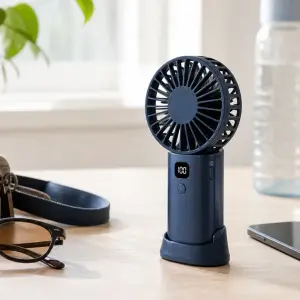 Portable Handheld Fan Guide for Hot Commutes, Travel and Desk Cooling