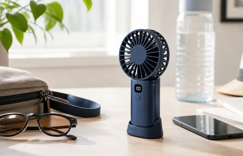 Portable Handheld Fan Guide for Hot Commutes, Travel and Desk Cooling