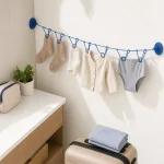 Portable Travel Clothesline with 12 Clips