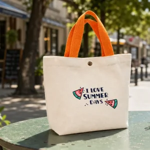 Cómo elegir un mini bolso tote de lona estampado: tamaño y seis diseños