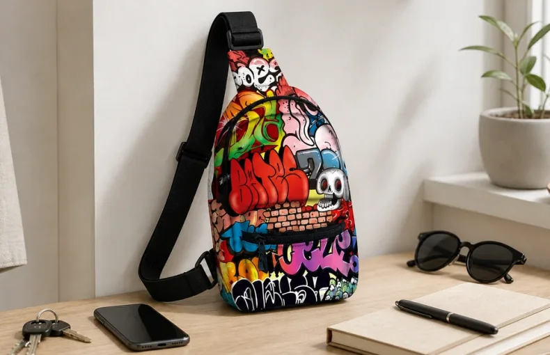 Printed Sling Chest Bag with Adjustable Strap: Daily Carry Guide