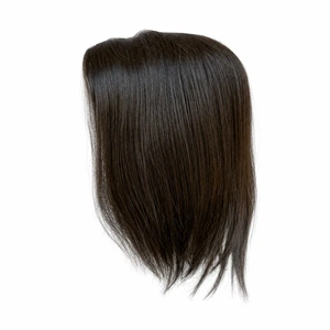 Postizo frontal de cabello humano Remy con encaje, 12 o 14 pulgadas