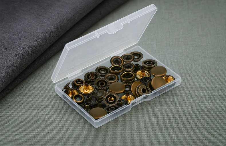 Cómo elegir un kit de broches a presión: juegos, acabado y herramientas