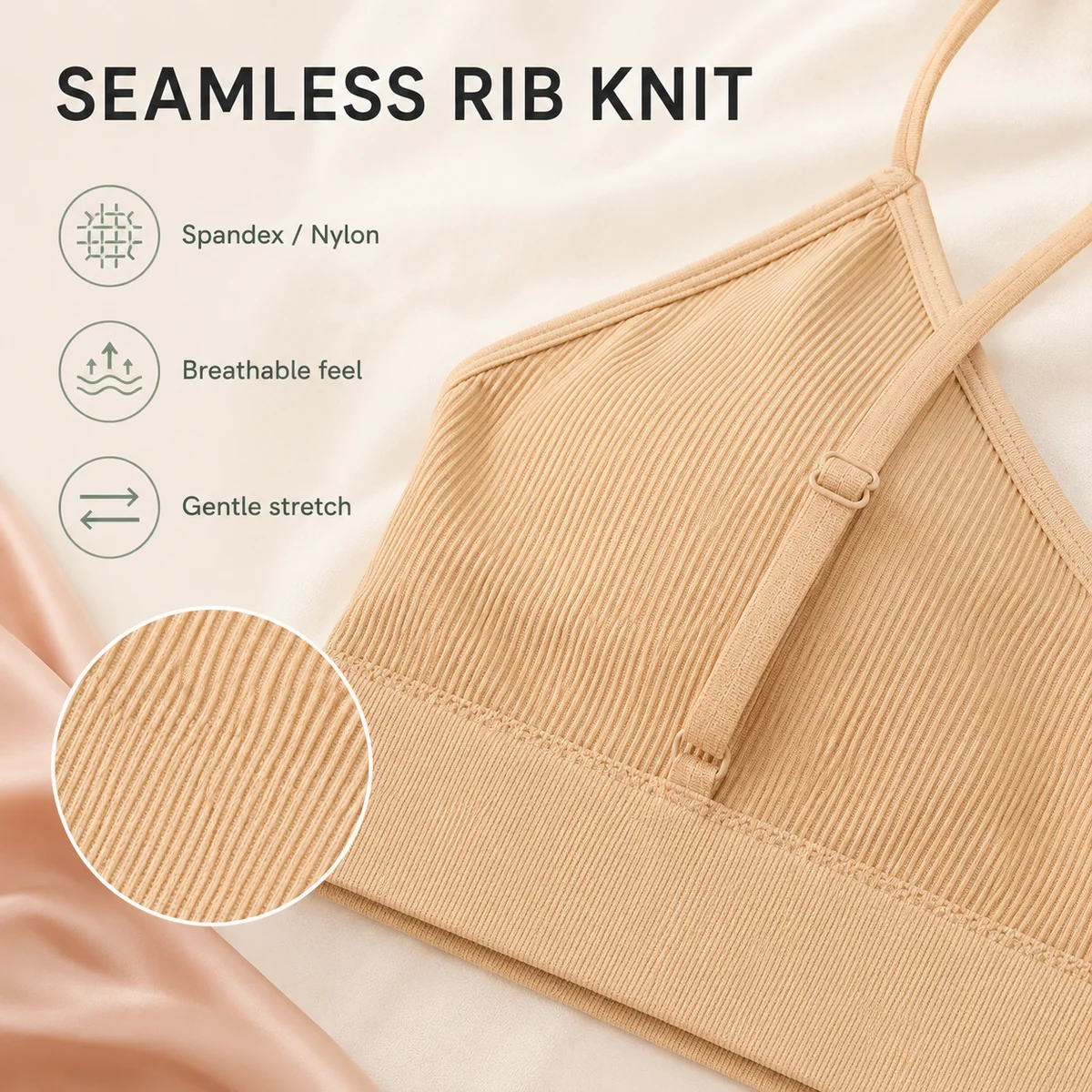 Size or use detail for Women's Seamless Push Up Bra for Everyday Comfort