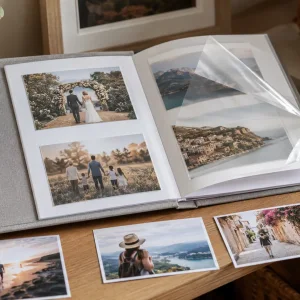 Self-Adhesive Photo Album Guide for Wedding and Family Photos