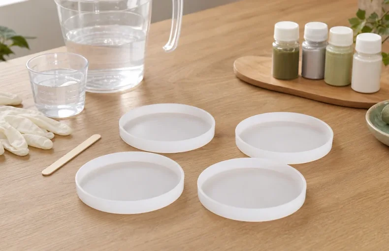 Silicone Coaster Molds for Resin Coasters: Round, Square and Holder Set Guide