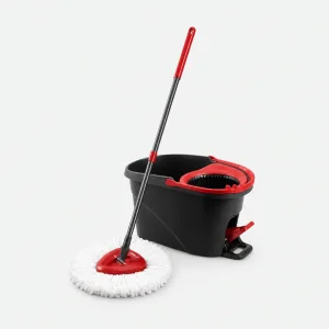 Spin-Mop-Eimer-Set mit Mikrofaser-Mopp für Bodenreinigung