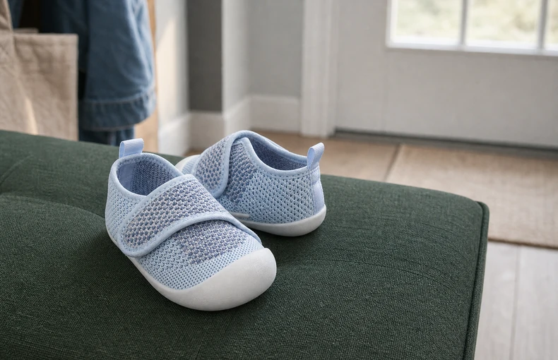 Baby-Netzschuhe: Größenangaben, Materialien und Kaufprüfung