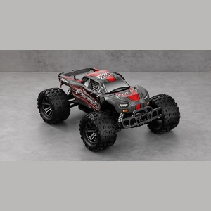 Kit de camión RC brushless 1:8: batería de 4100mAh, enchufes US/EU y contenido