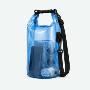 Dry Bag Trasparente Roll Top per Spiaggia Kayak e Viaggio