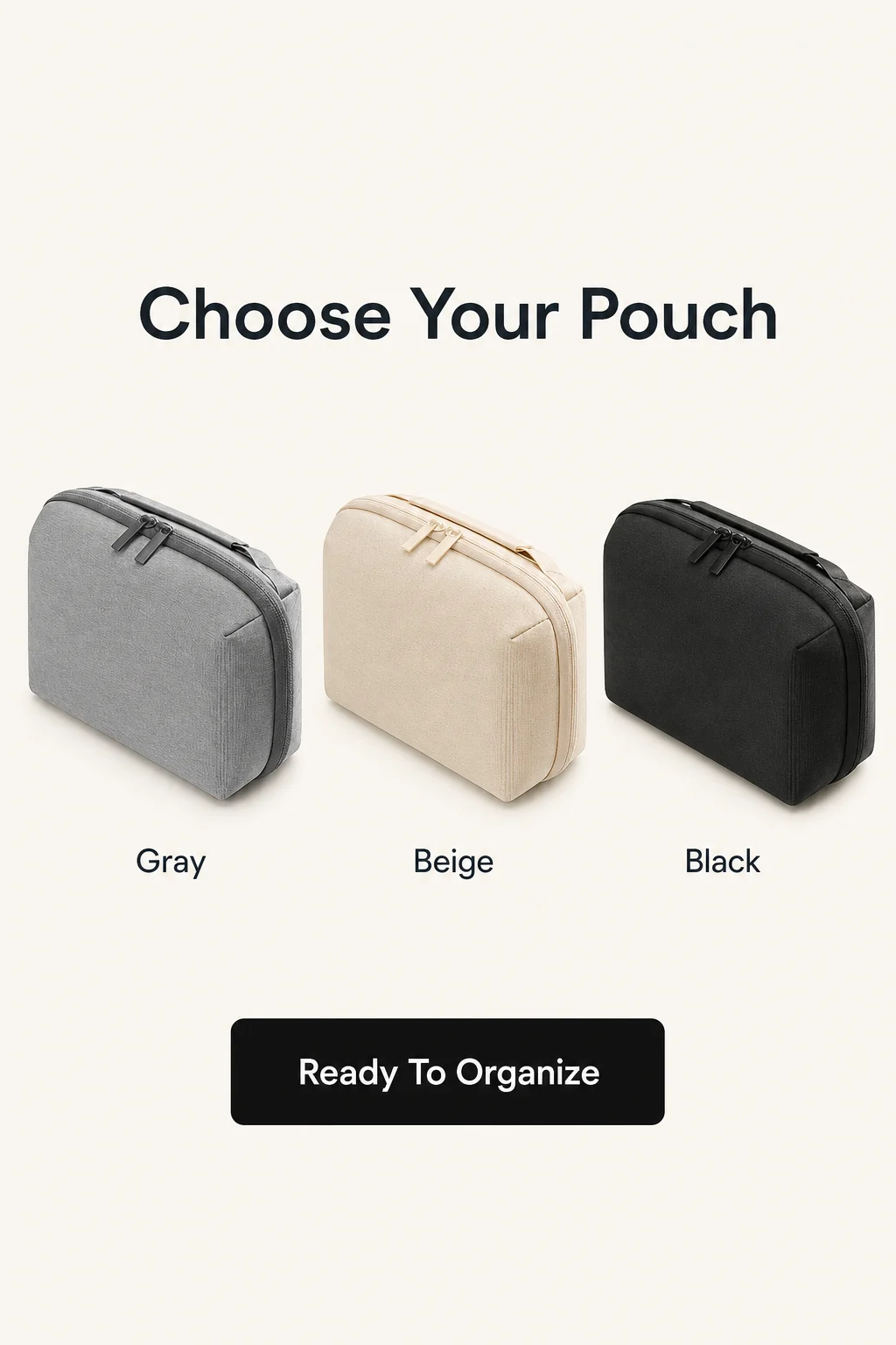 guide couleurs gris beige noir pour pochette numérique de voyage