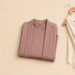 Women's Two-Piece Modest Abaya Set with Inner Dress
