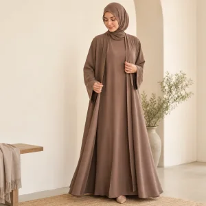 Two-Piece Modest Abaya Set Guide: Inner Dress Fit, Layering and Occasion Wear