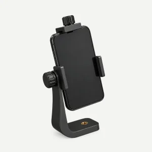 Soporte universal de móvil para trípode 1/4 para grabar en escritorio