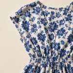 Abito estivo linea A con scollo a V da donna