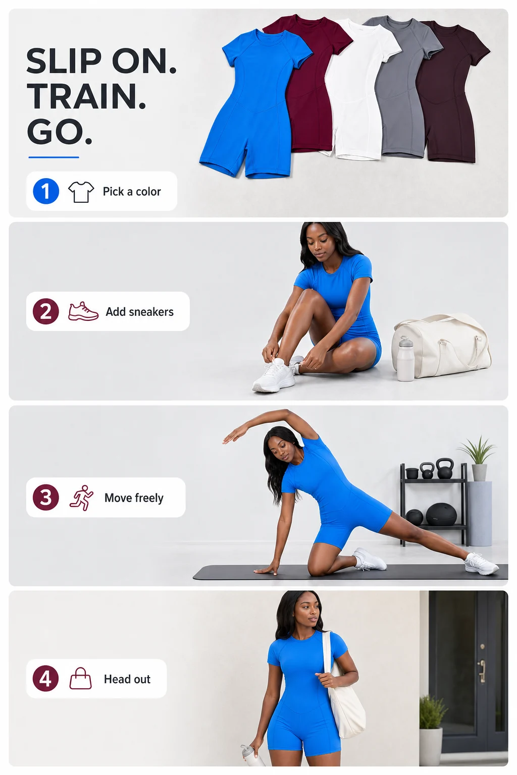 Women's Backless Short Sleeve Yoga Romper Jumpsuit daily use scene