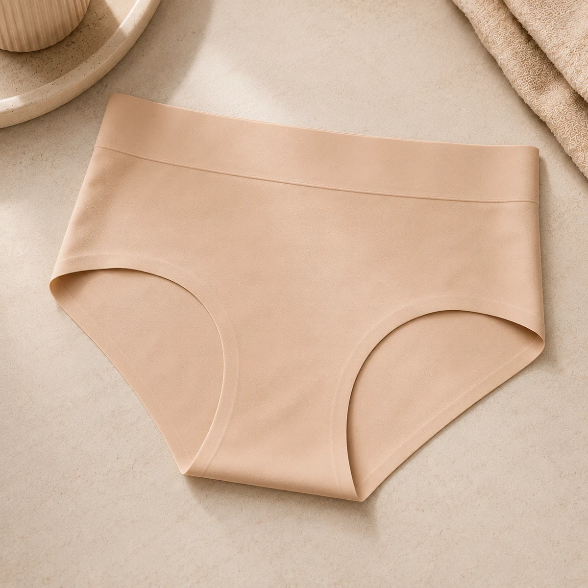 Größen- oder Nutzungsdetail für Nahtlose Damen-Slips mit mittlerer Taille