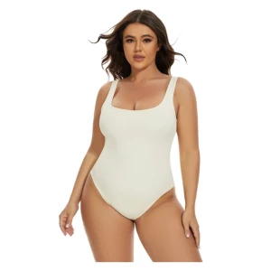 Damen Formbody mit eckigem Ausschnitt
