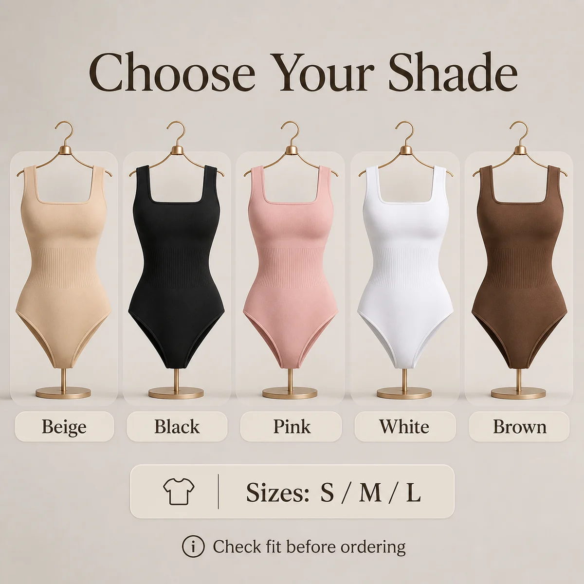 Material- und Strukturdetail für Damen Formbody mit eckigem Ausschnitt
