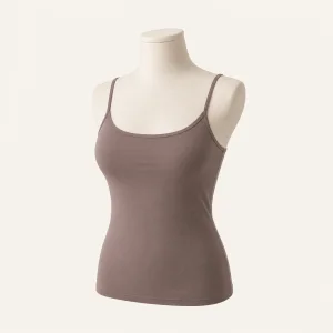 Top donna stretch con spalline sottili