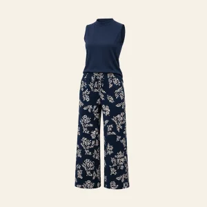 Damen Zweiteiler Reise-Outfit mit weiter Hose