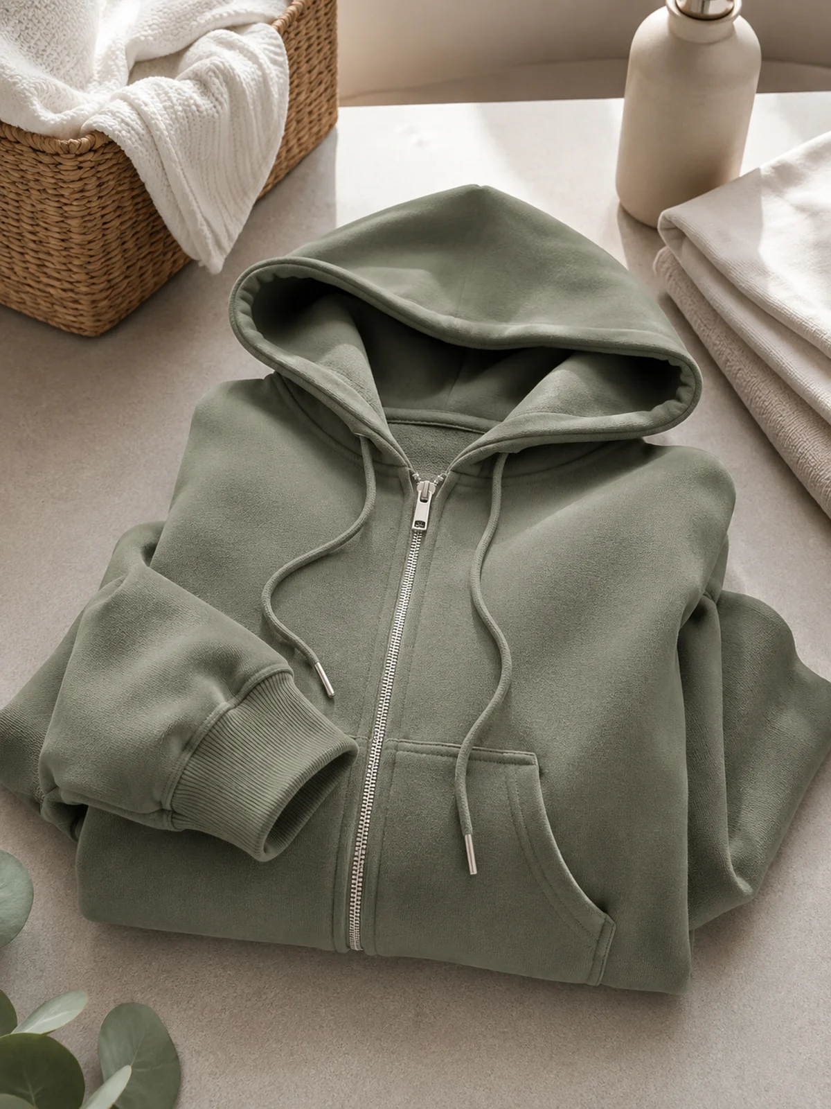 Kaufprüfung für Damen Y2K Fleece Zip Hoodie für den Alltag