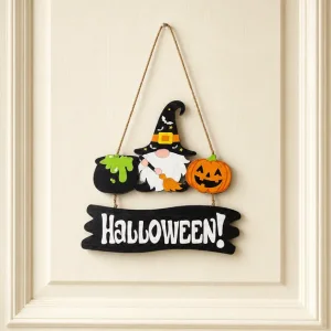 Cómo elegir un cartel de Halloween de madera: gnomo o calabazas