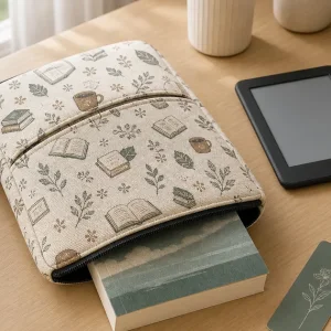Housse livre zippée: protéger livre et liseuse en voyage